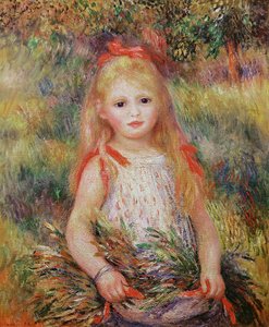 Meisje met bloemen, of De kleine arenlezer